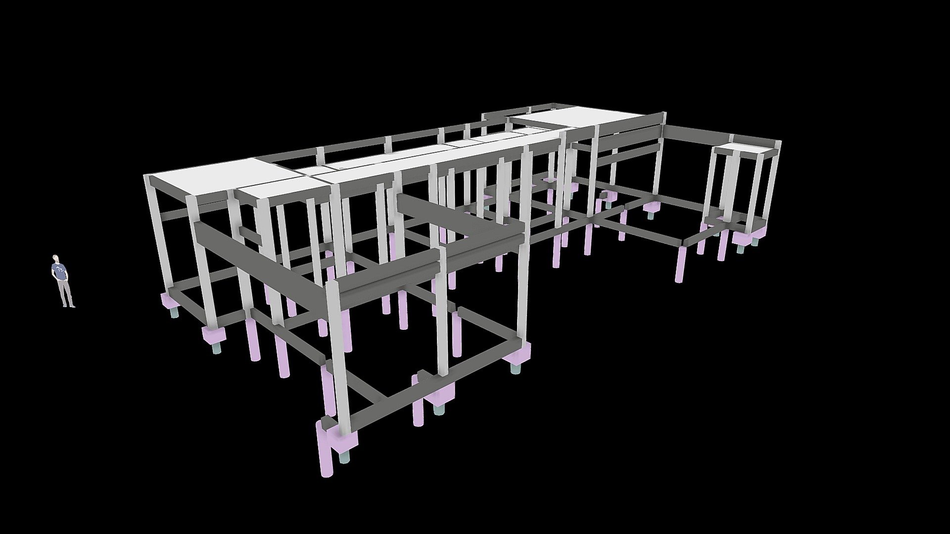 Maquete Estrutura 3D Model By Engeart Jg 02e0317 Sketchfab