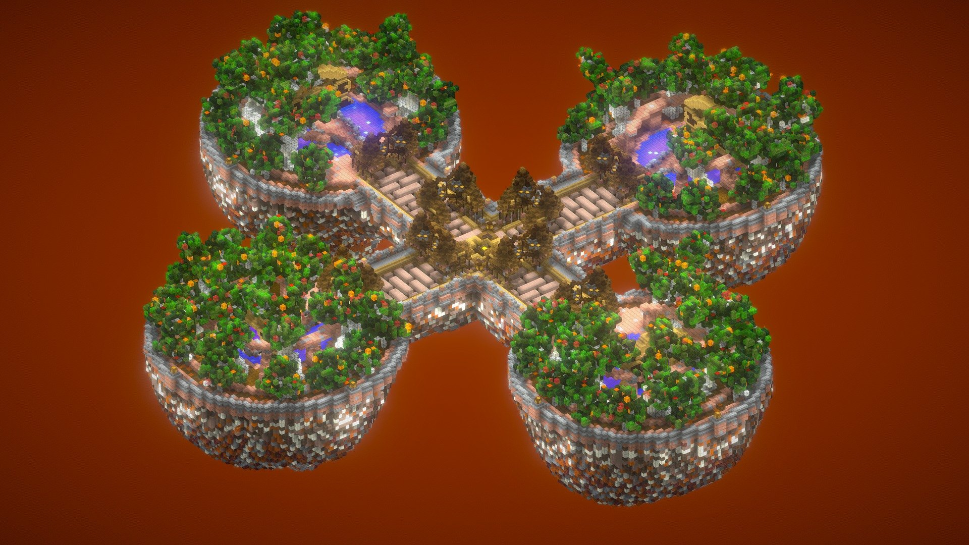 Extended Island Spawn Autumn 2 4 Buy Royalty Free 3D Model By