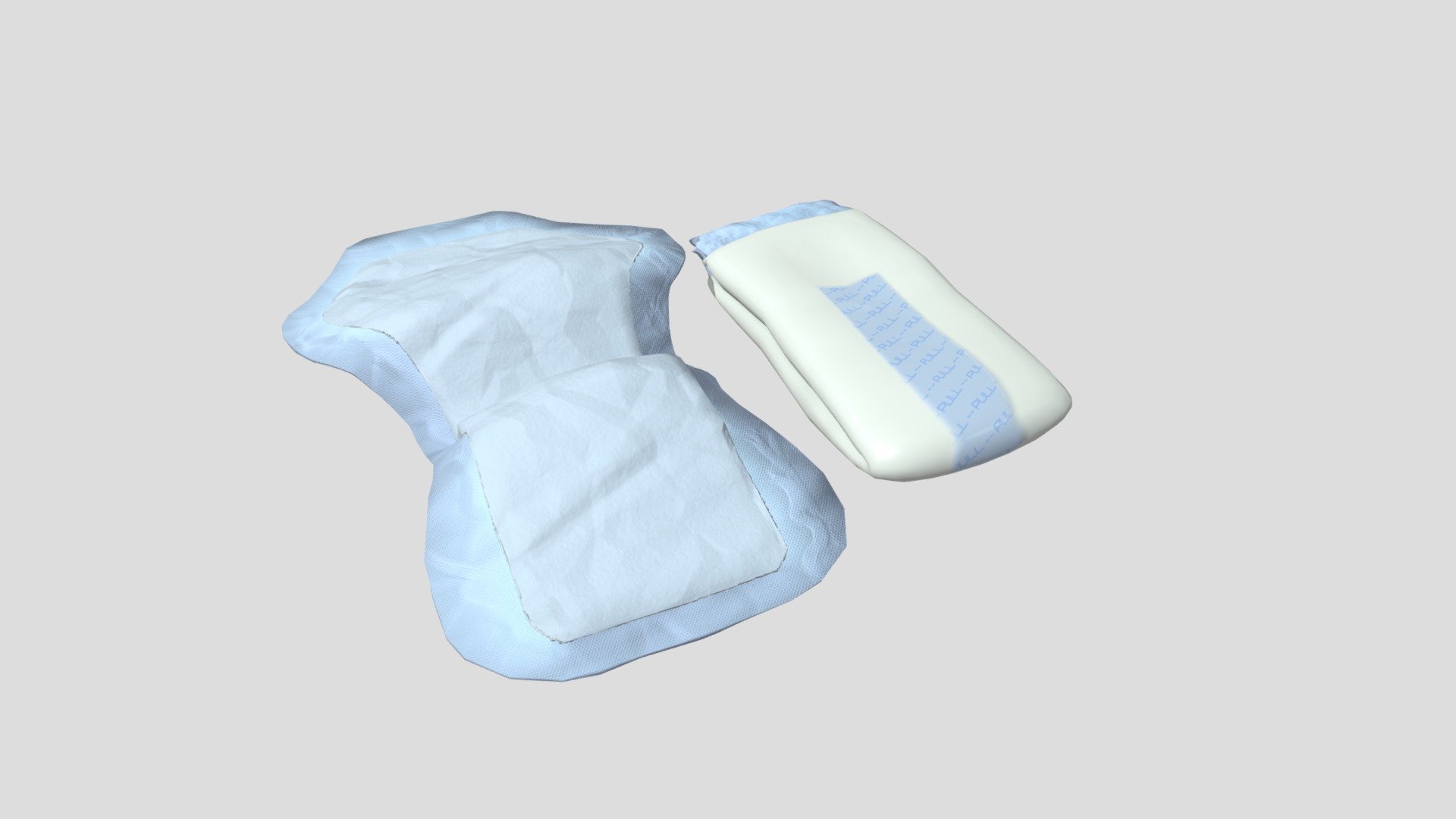 Incontinence Pad 3D Model By BillyJJackson Pistonstone 110484e