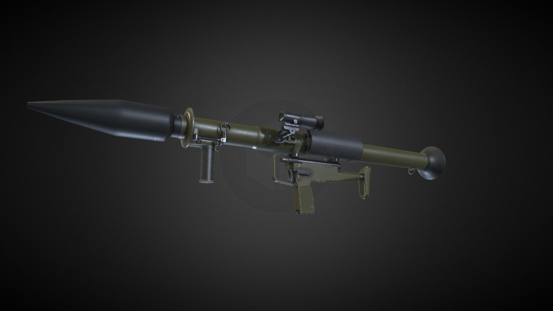 Panzerfaust 44 Mm Buy Royalty Free 3D Model By Akinaro 152f34b