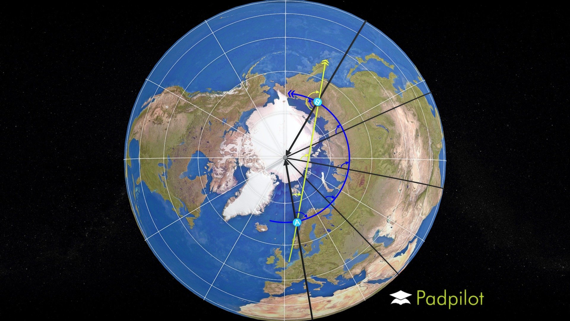 Great Circle Track New Version D Model By Padpilot