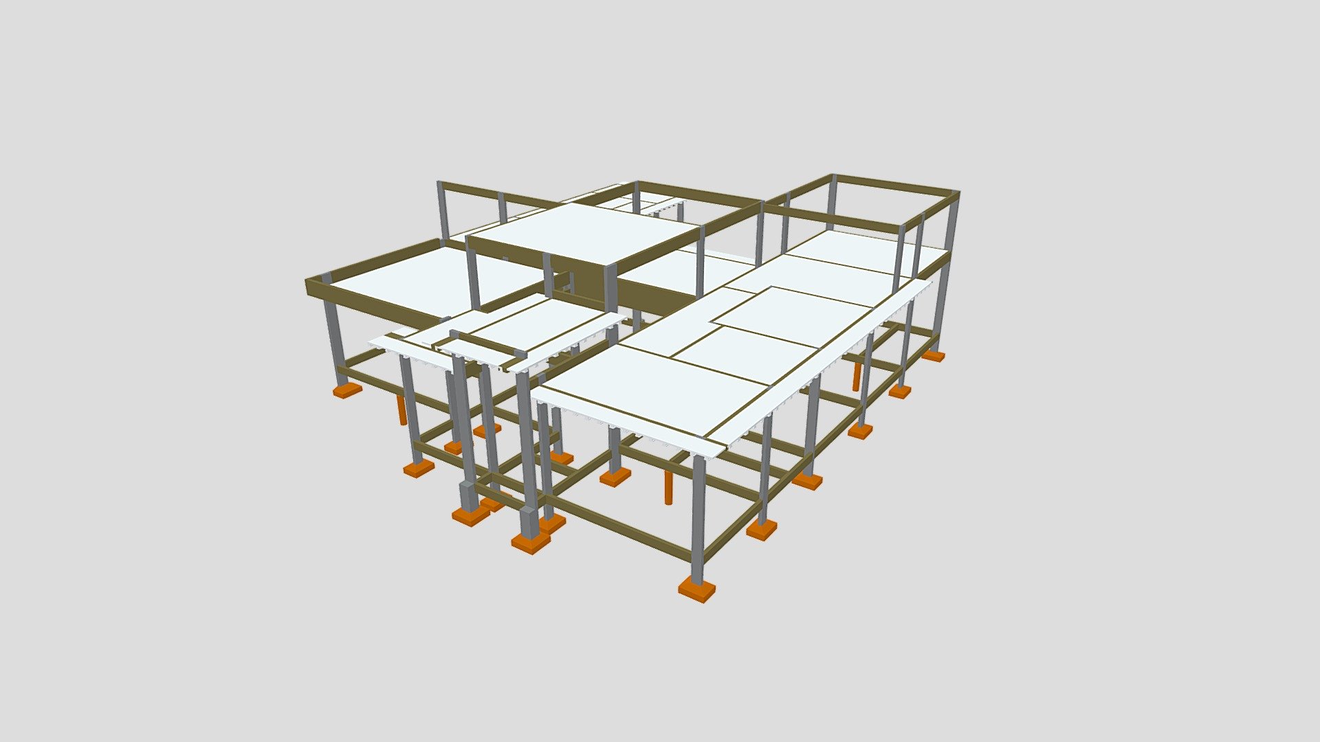 Projeto Estrutural 3D Thiago 3D Model By EngenheiroFernandoSiriano