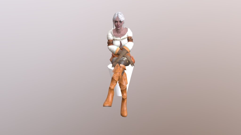 Ciri D Model By Derrr Fb A Sketchfab