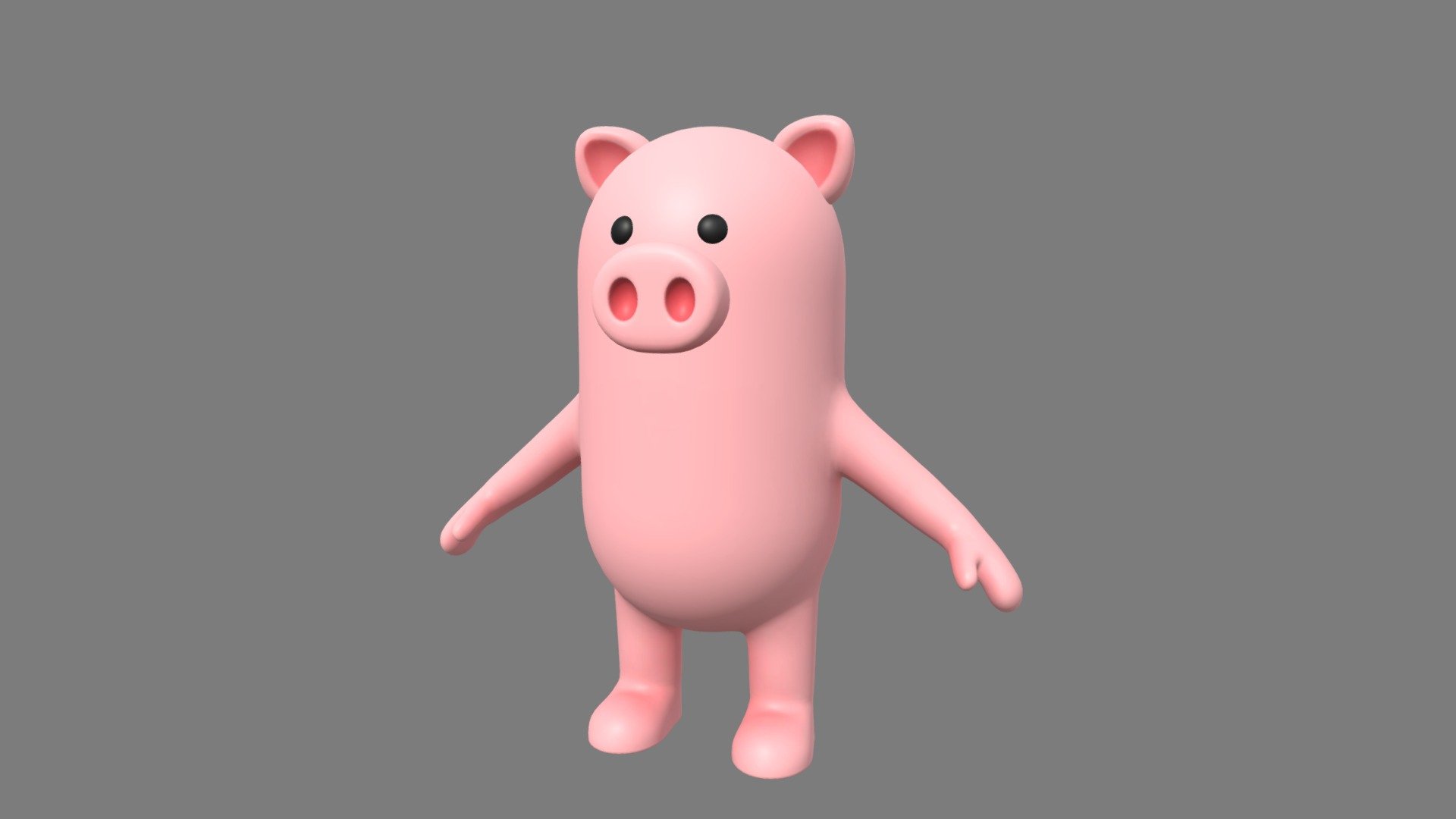 Pig Character Buy Royalty Free D Model By Bariacg B