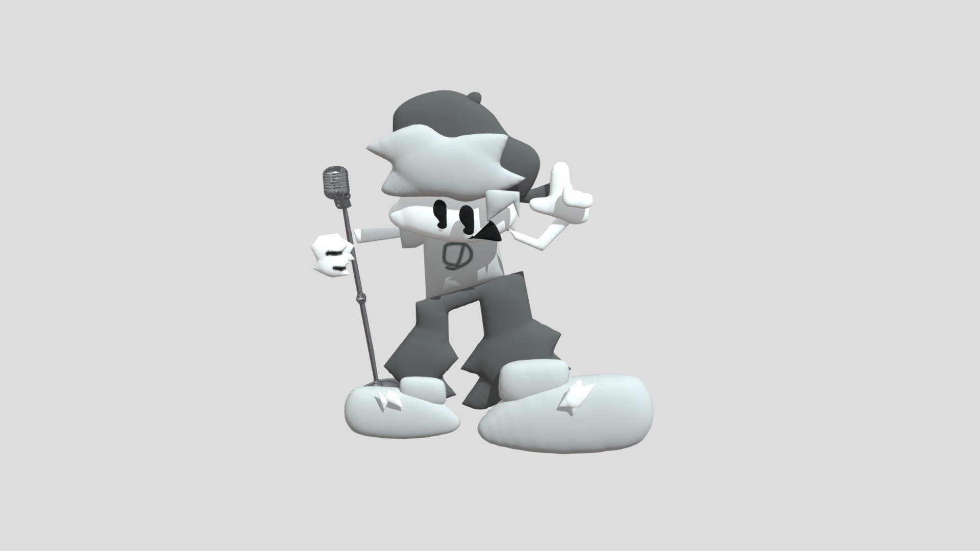 Fnf Toony Bf 3D Model By 3144232378 2e79424 Sketchfab