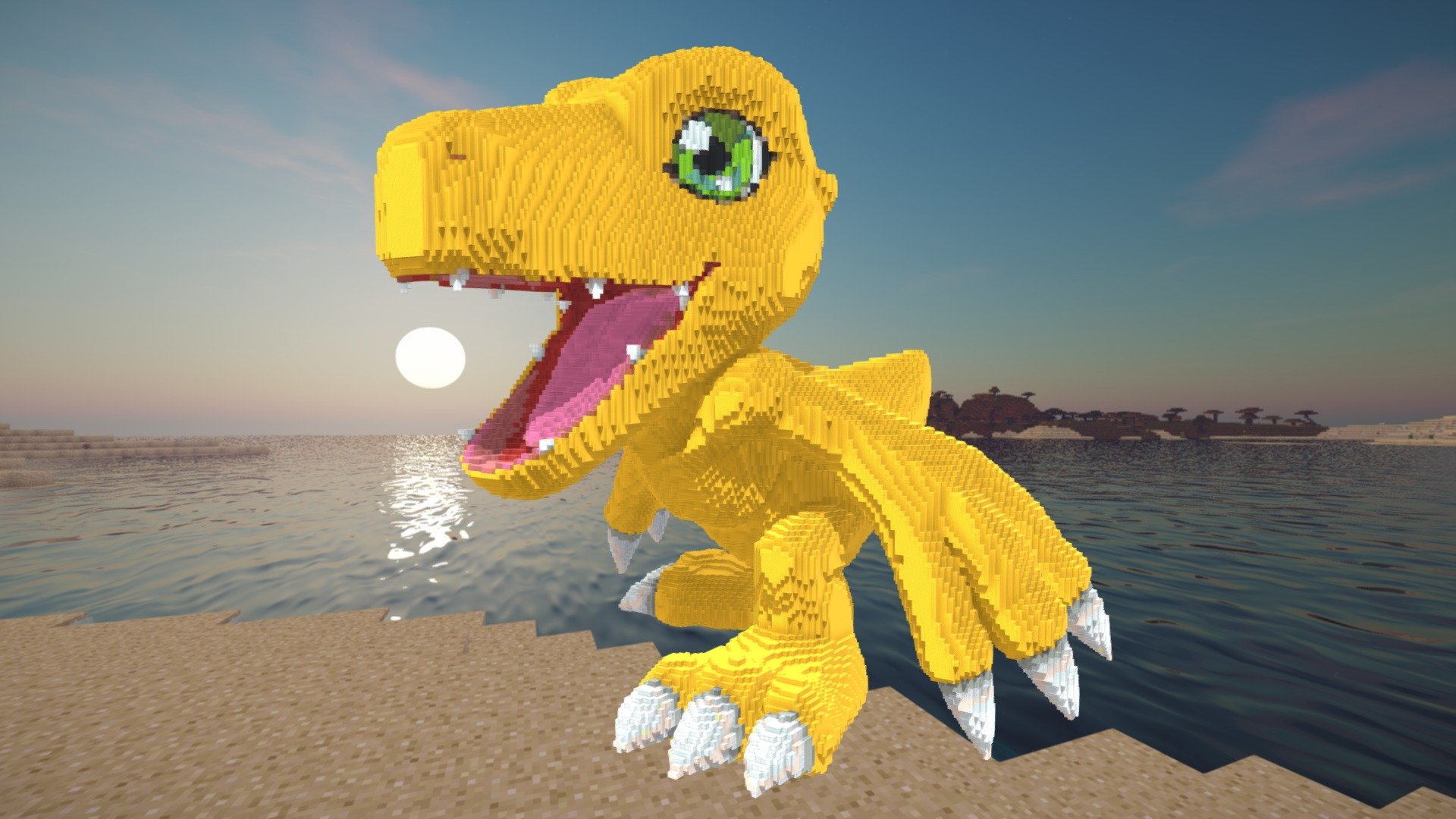 Minecraft Agumon Build Schematic D Model By Inostupid C Fd