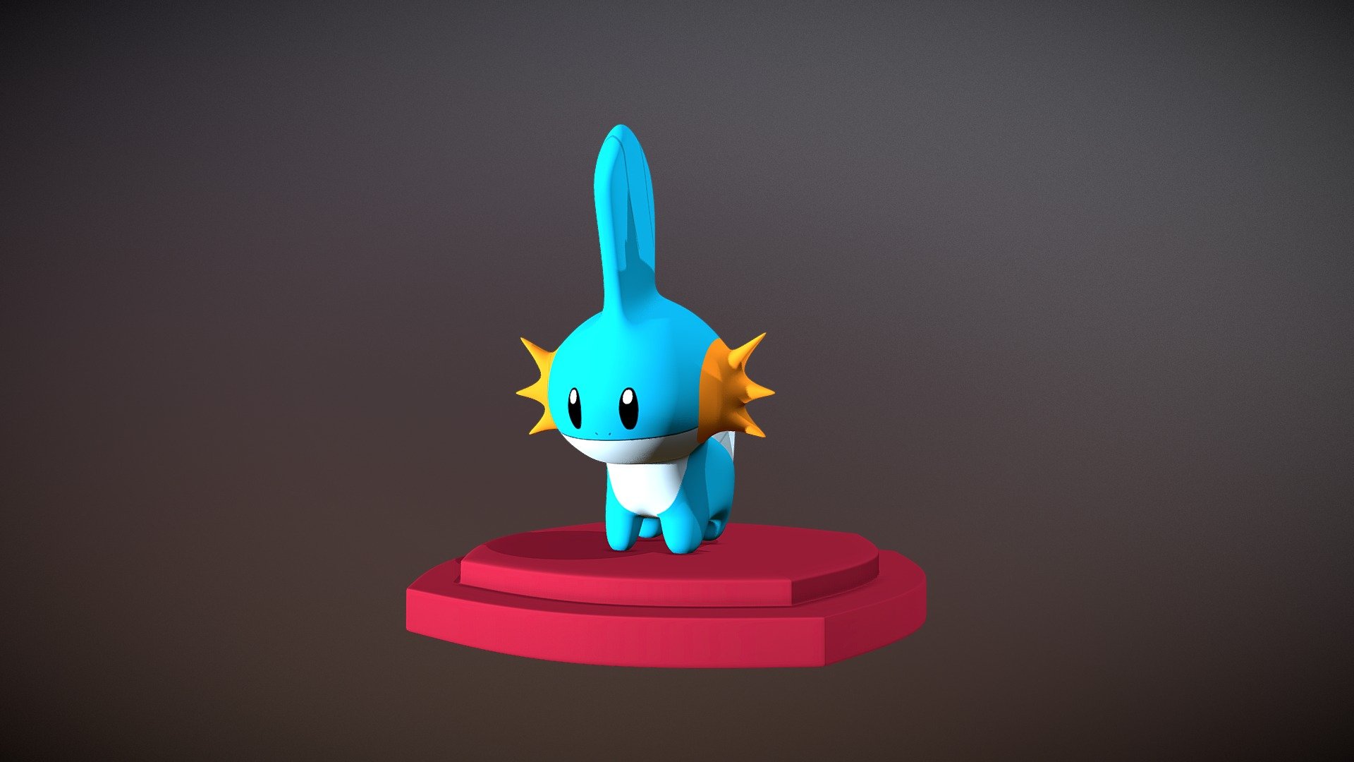 Mudkip 3D Model By IdyreaBell 33f12e5 Sketchfab