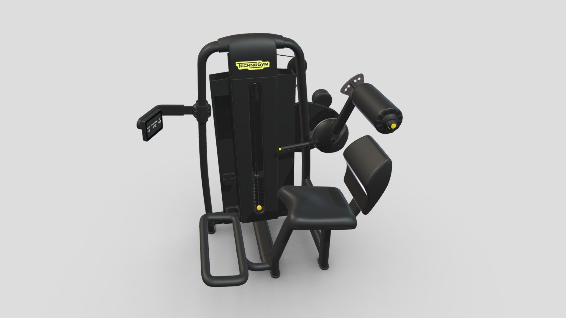 Technogym Selection Lower Back Buy Royalty Free 3D Model By Frezzy3D