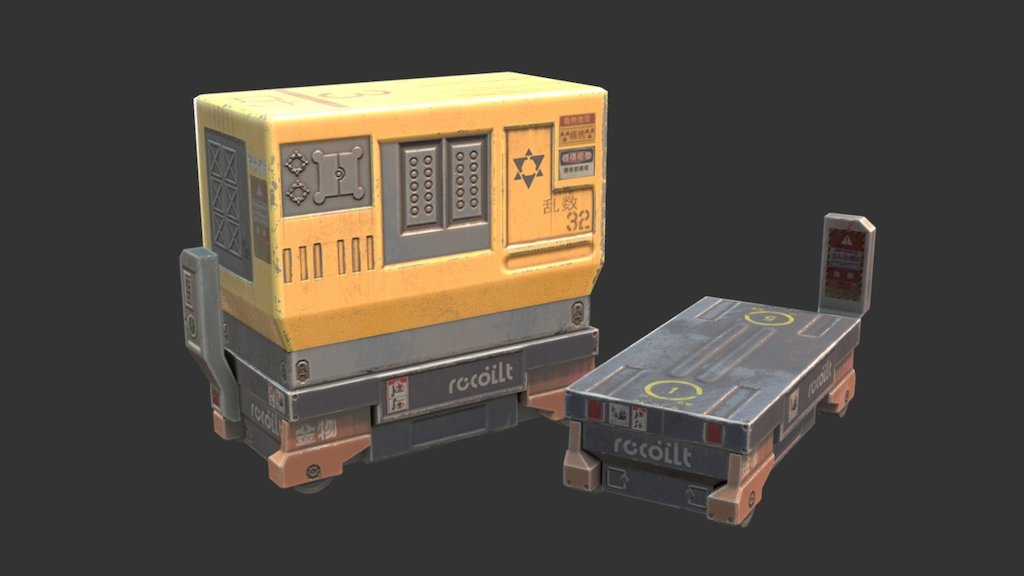 Generator Cart Buy Royalty Free D Model By Renafox Kryik