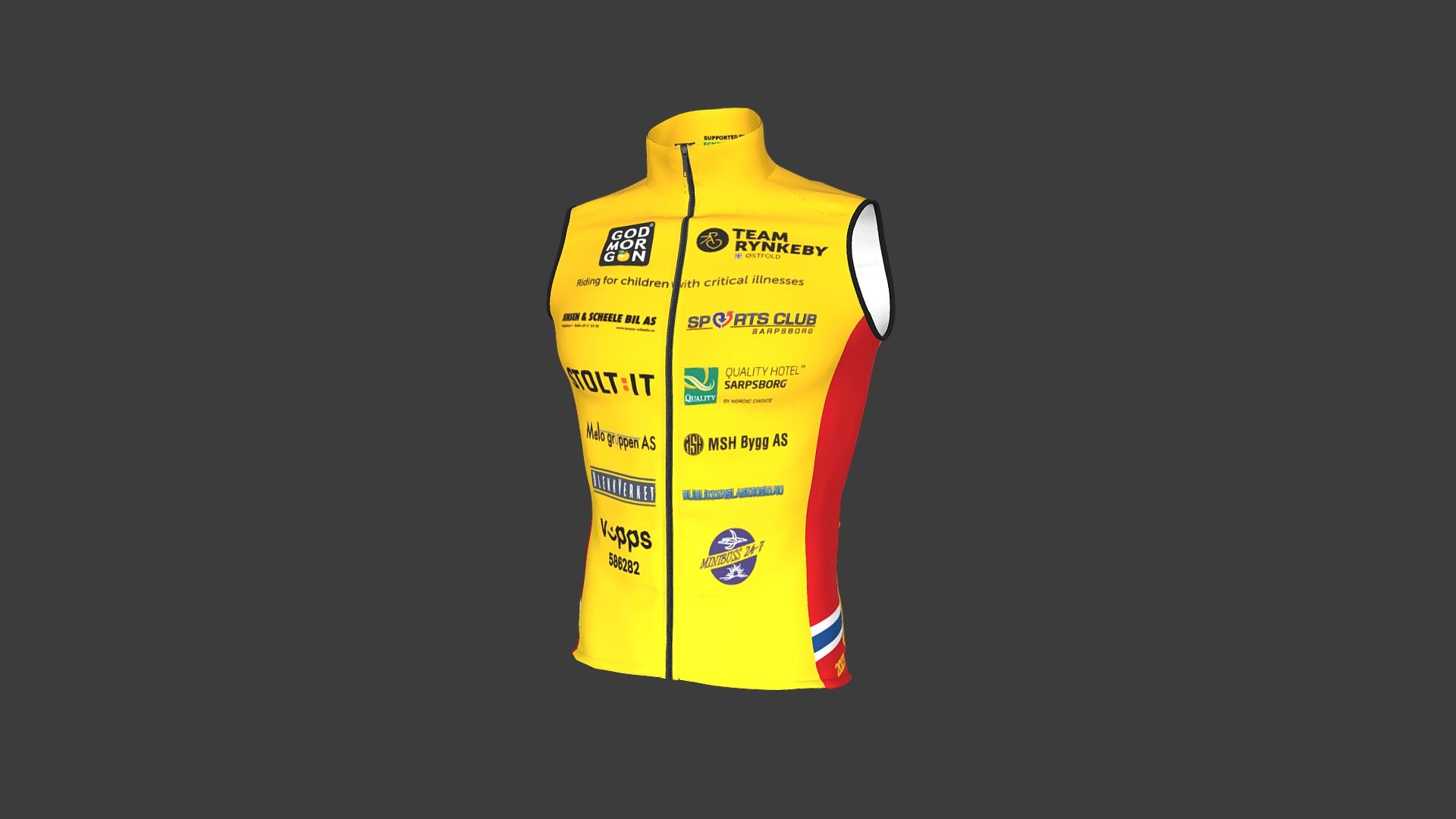 2023 NO TR Østfold Windbreaker 09061 3D model by Konggaard Xtreme