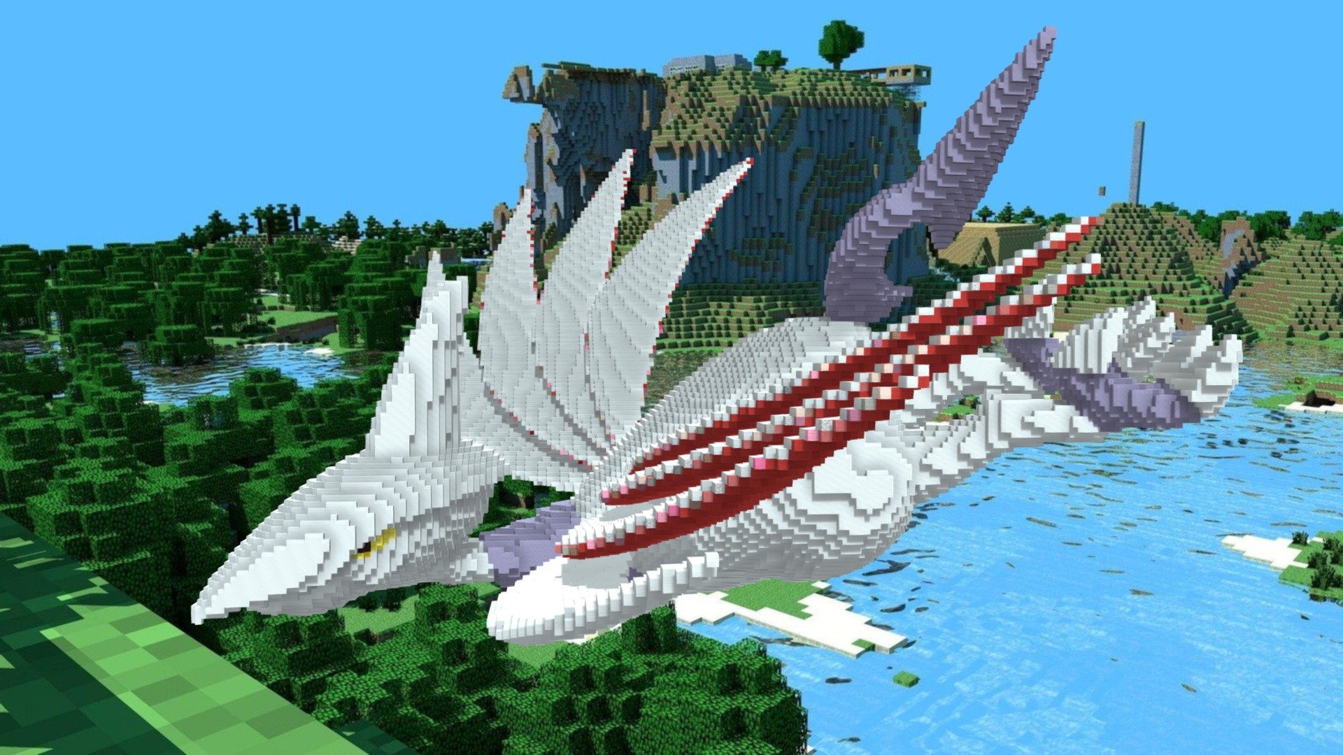 Minecraft Skarmory Build Schematic 3D Model By Inostupid 38dc18e