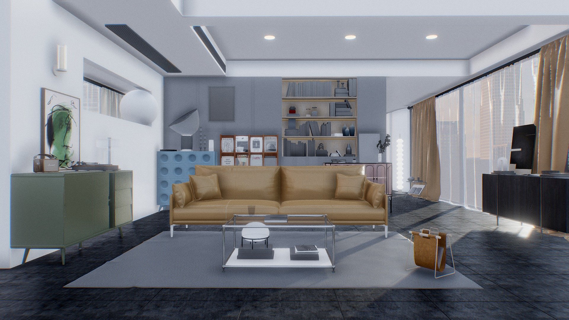 Livingroom Buy Royalty Free D Model By Okotaru Loaferspore