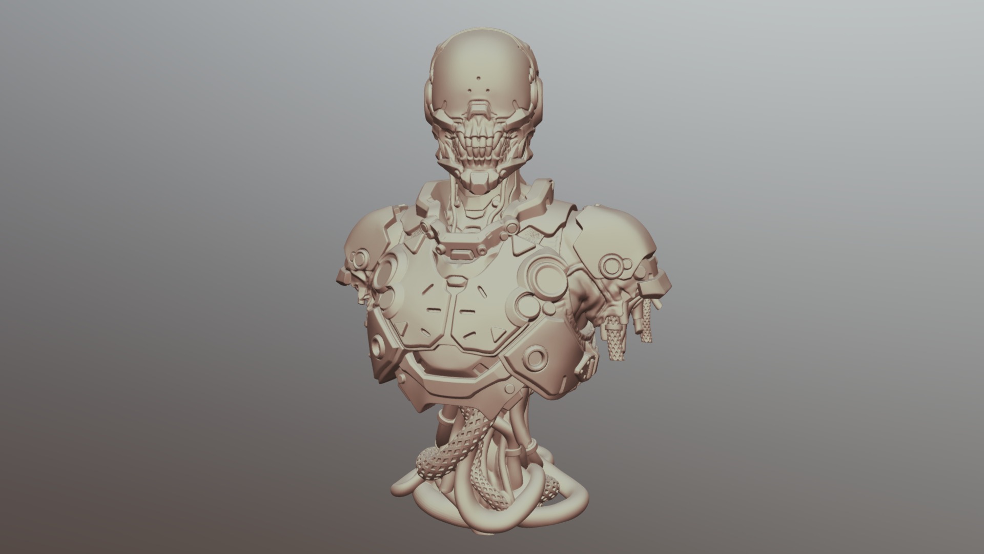 Robot Bust 3D Model By Eriopsis 3d2b58c Sketchfab