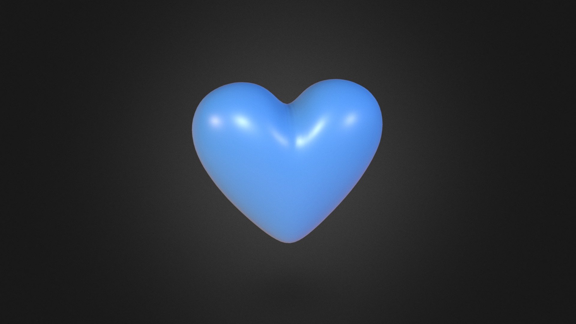 Blue Heart Buy Royalty Free D Model By Burakonur A C