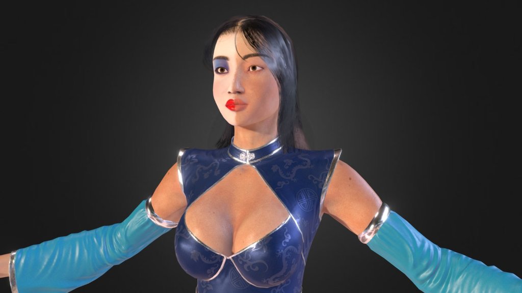 WIP Mulan 3D Model By Rodrigo Villani Rvillani 46b3187 Sketchfab