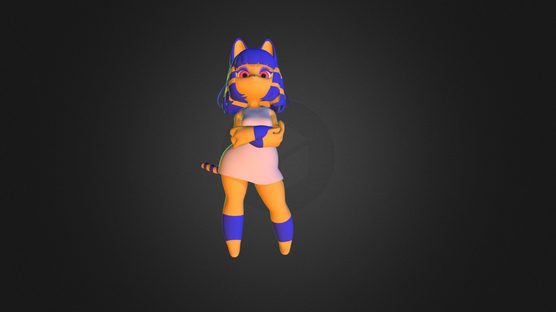 Ankha Animation And Pose D Model By Sun E A Sketchfab