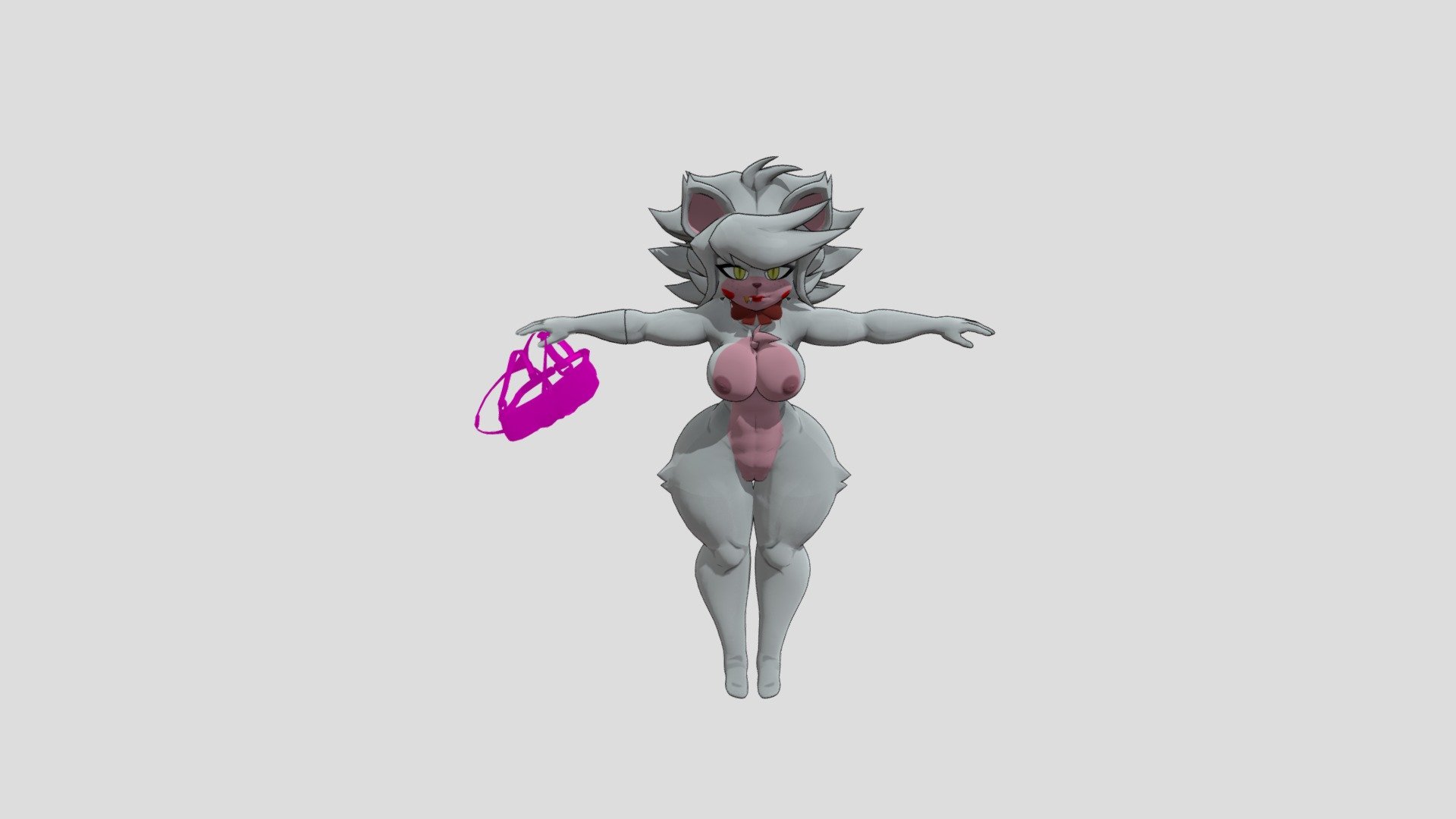 Mangle Fnia D Model By Bonnie Greysonhodges D D Sketchfab