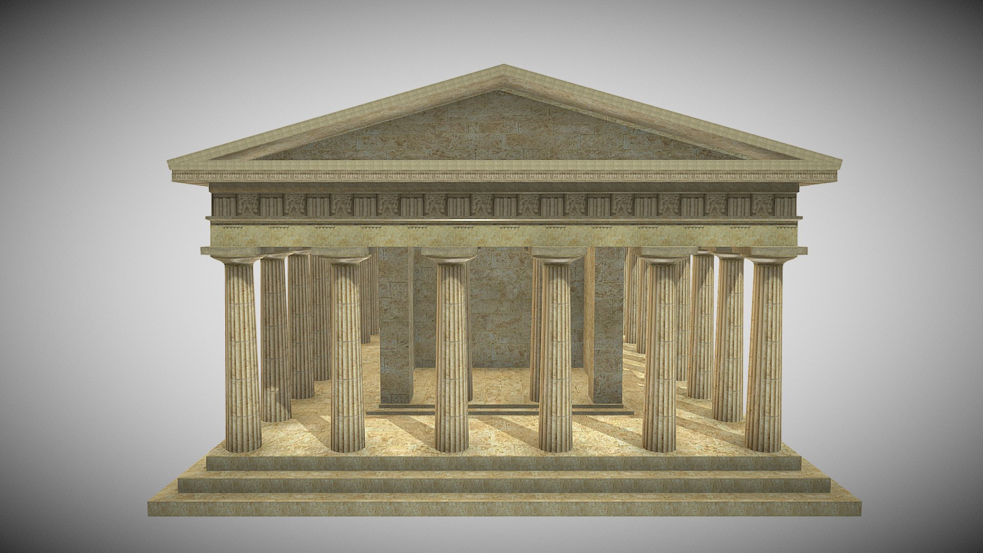 Tempio Di Hera Lacinia D Model By Antonio Palmacci B Sketchfab