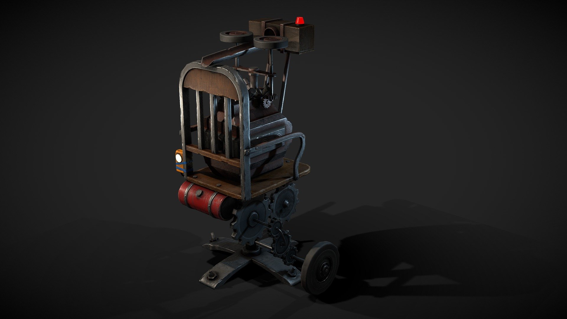 Handmade Turret 3D Model By Shedmon 52c9fcc Sketchfab