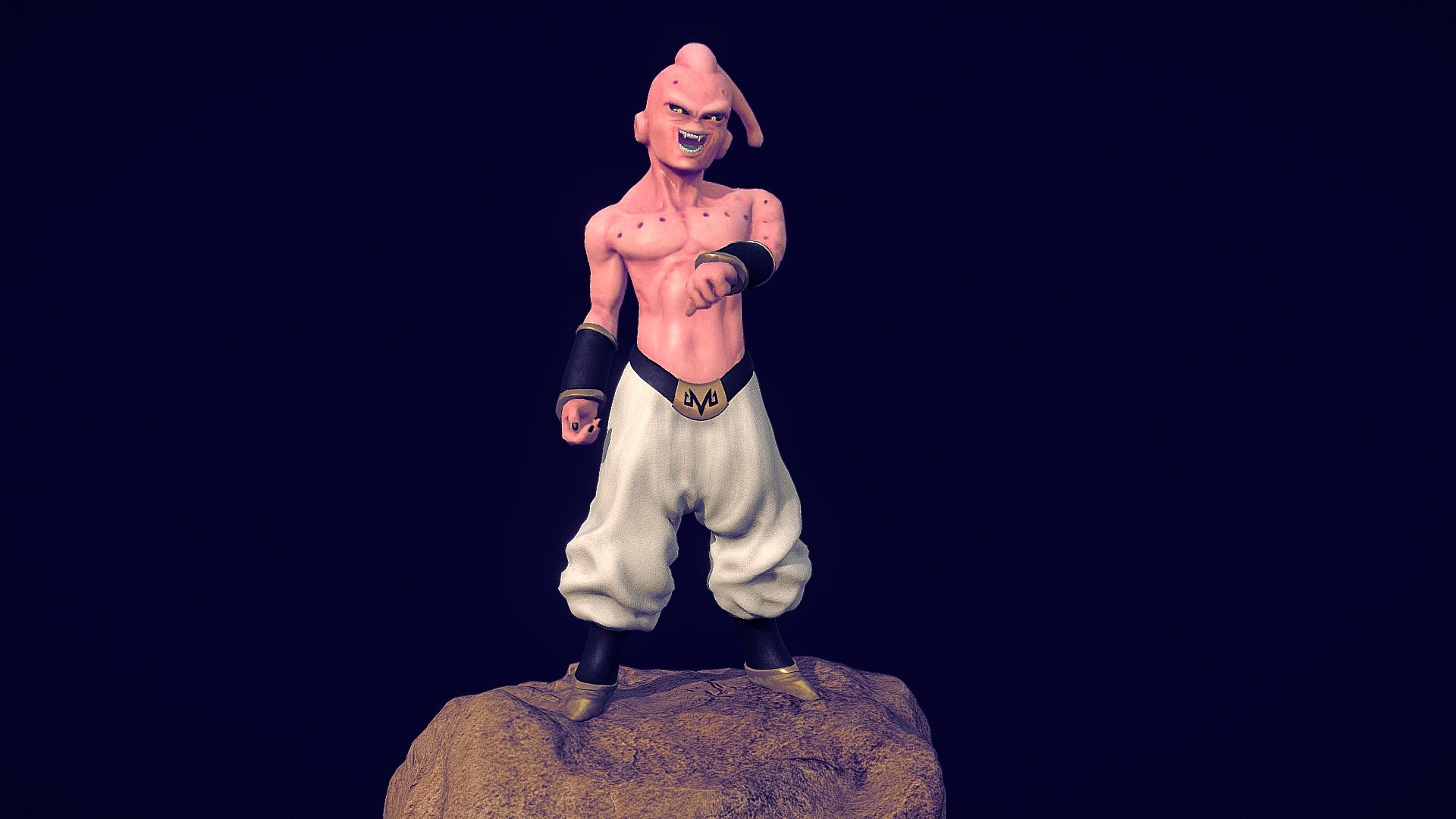 Majin Buu 3D Model By Louy 5505ef7 Sketchfab