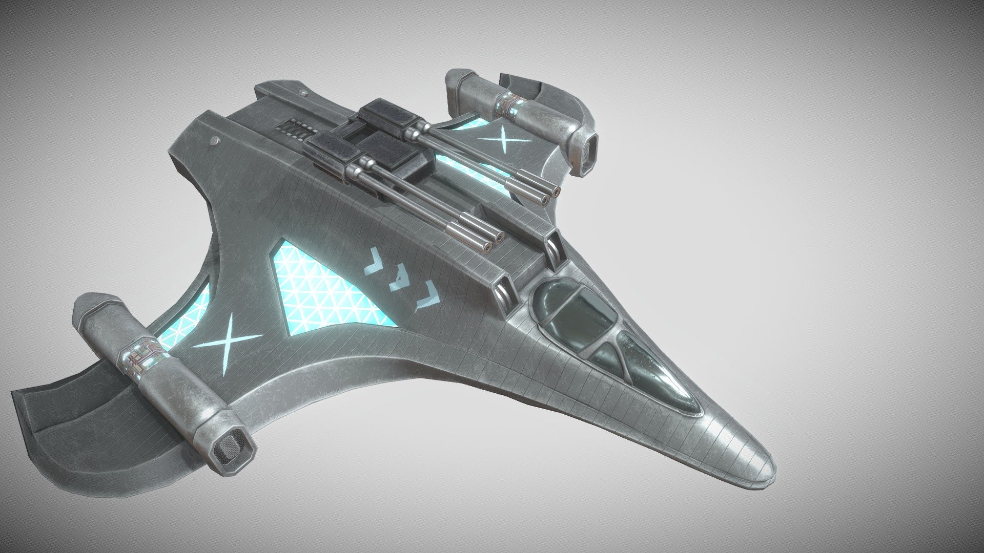 Spaceship Scout Buy Royalty Free D Model By Nakler Swork Nakler