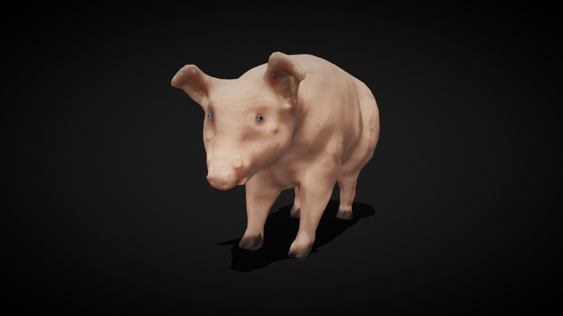 Low Poly Pig Buy Royalty Free D Model By Compost The Second