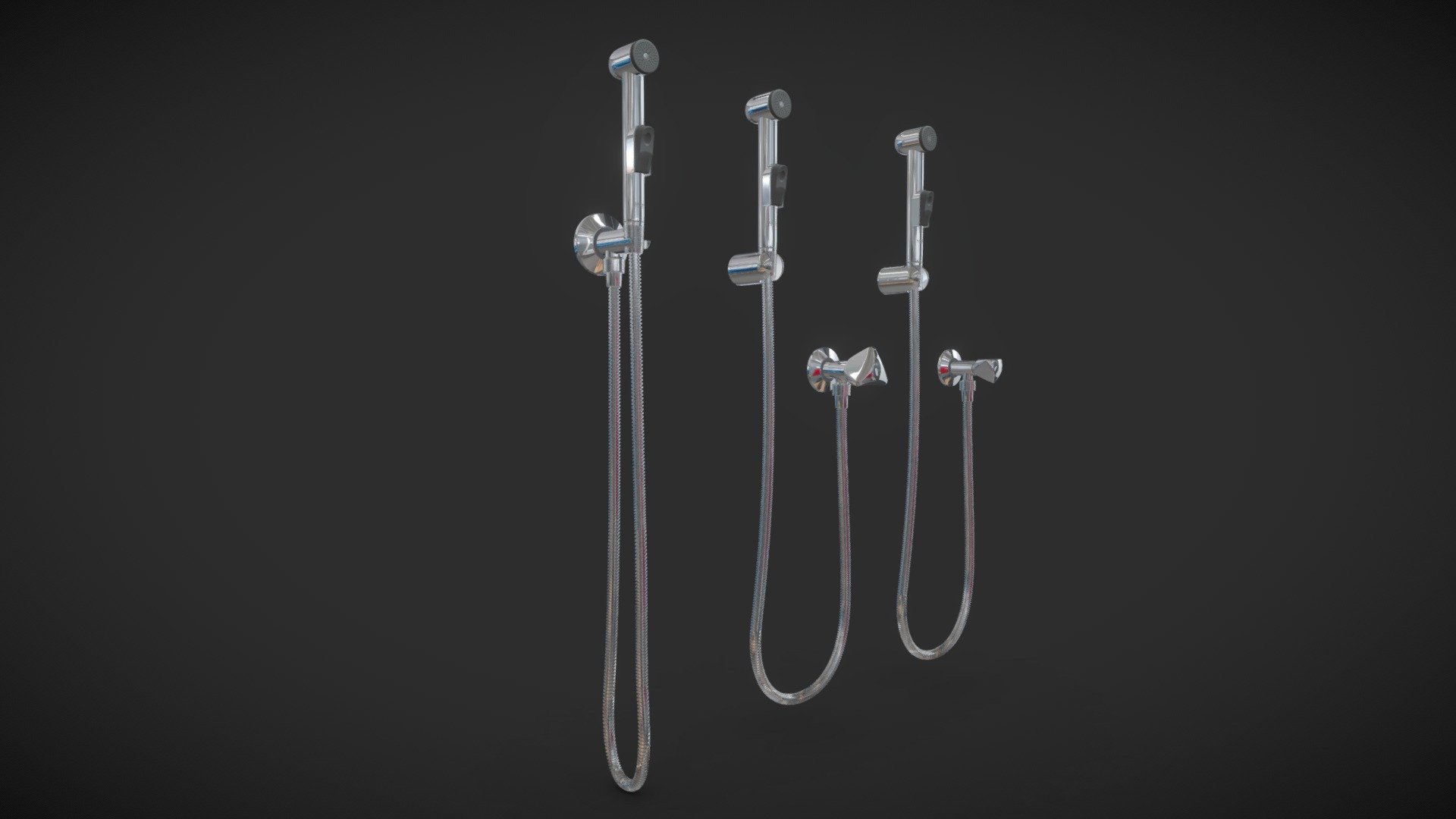 Hygienic Shower GROHE Trigger Spray Buy Royalty Free 3D Model By