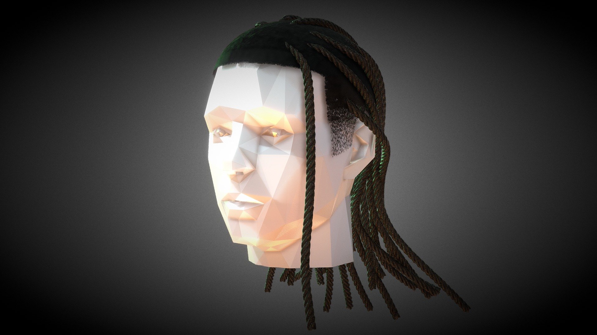 Long Dreads Buy Royalty Free D Model By Tiko Tikoavp A B B