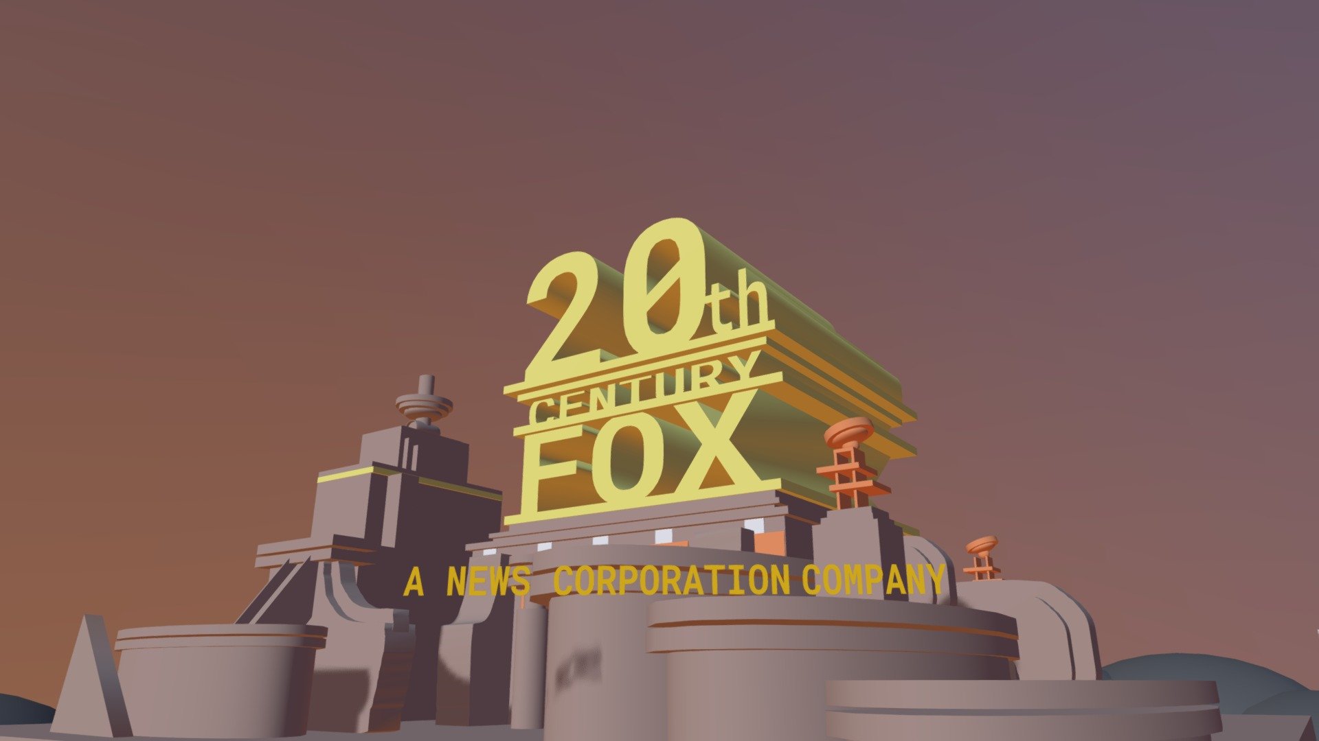 20th Century Fox 2009 Recreation 3D Model By