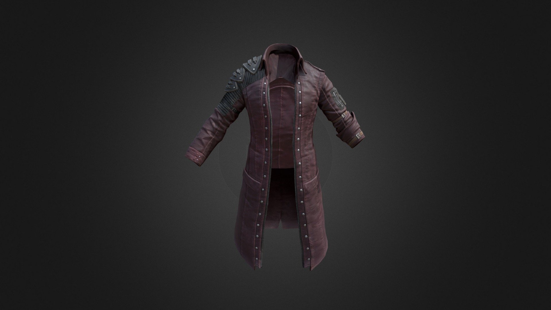 Coat Red PUBG 3D Model By Pubgitems Info Pubgitems Pro