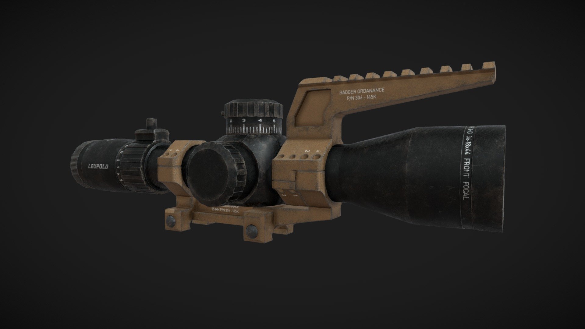 Scope Leupold Mark Hd D Model By Luigi D F Sketchfab