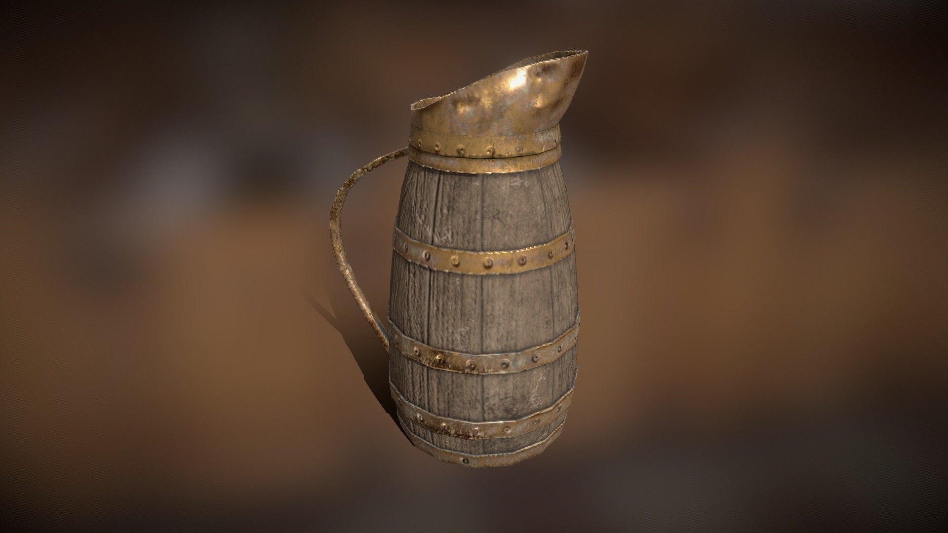 Beer Pitcher 17th Century 3D Model By Visualdimension 6363364