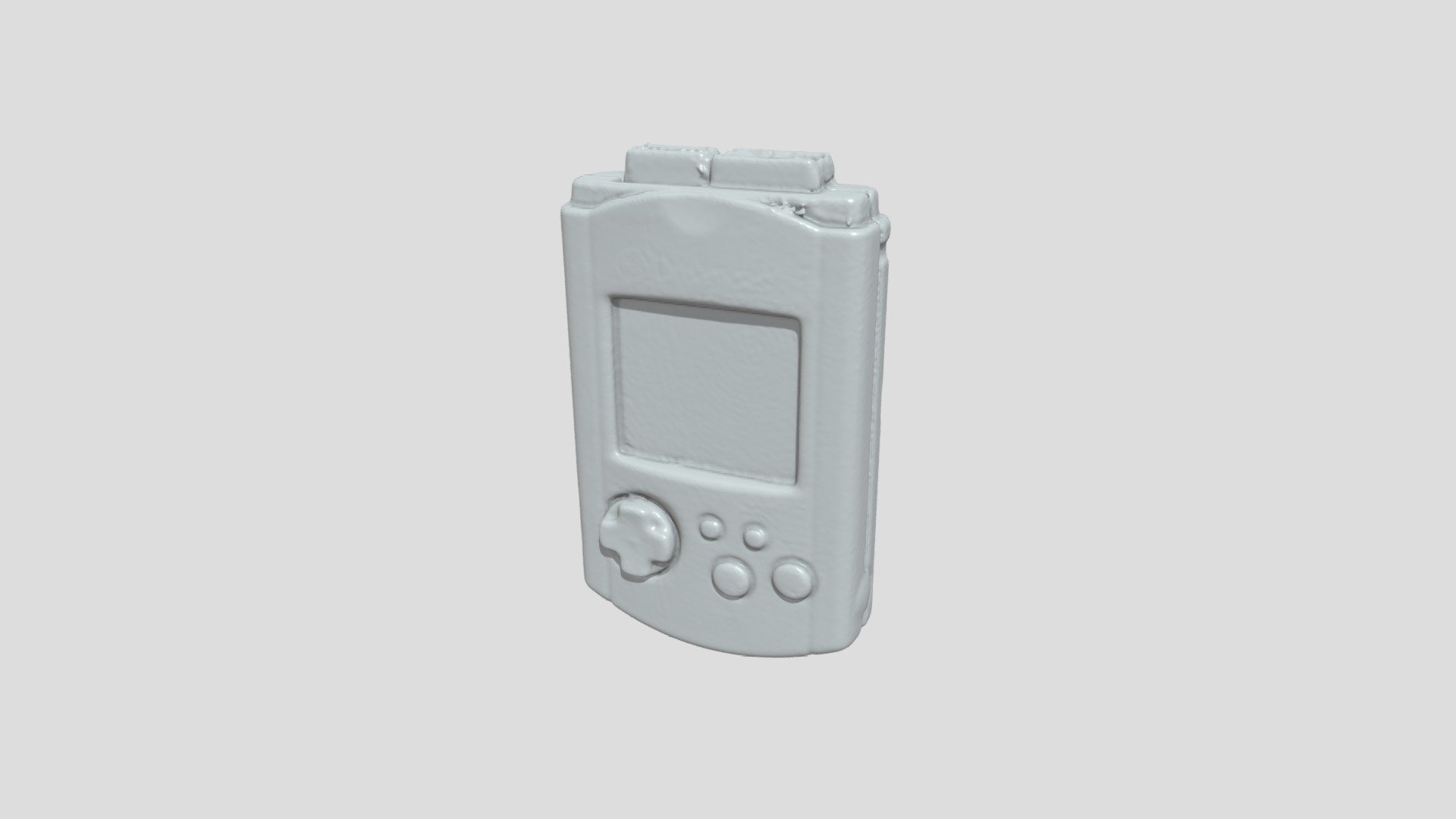 Sega Dreamcast Vmu D Scan D Model By Kentacles D Fe Sketchfab