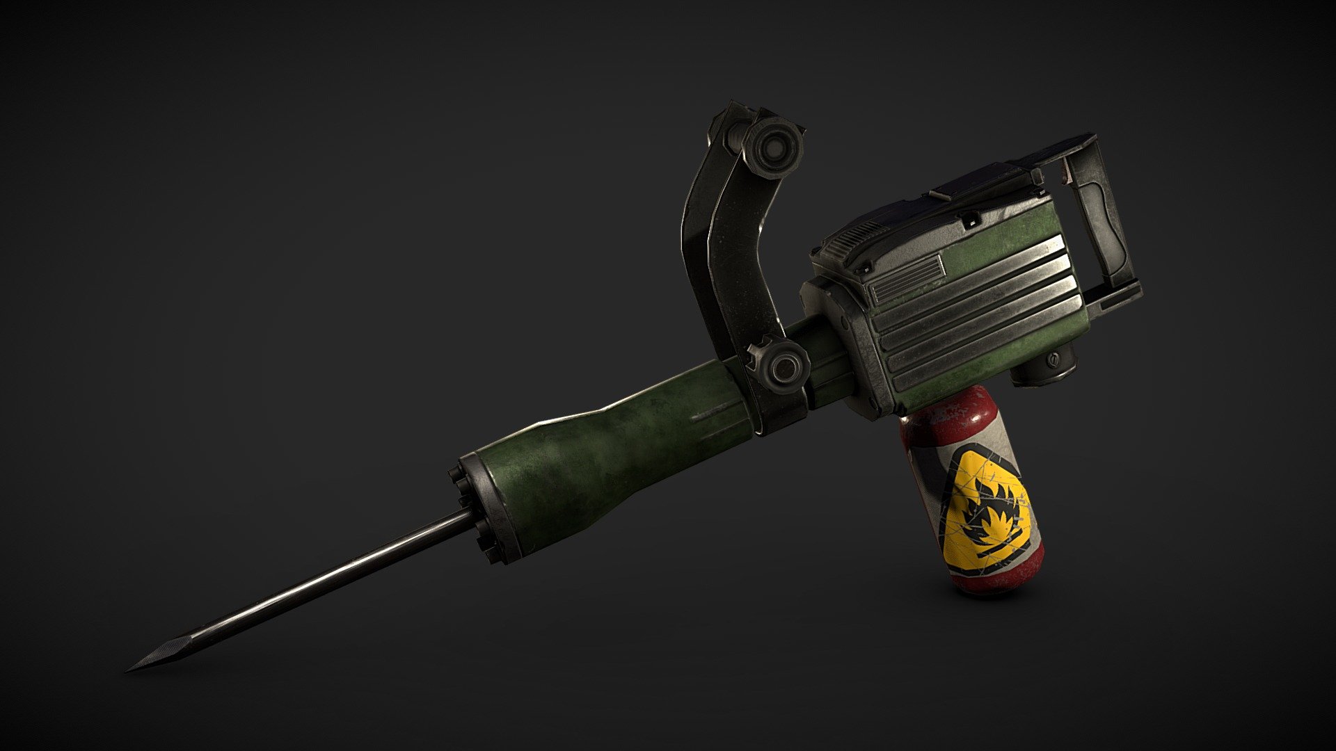 Jackhammer D Model By Shedmon C D Sketchfab