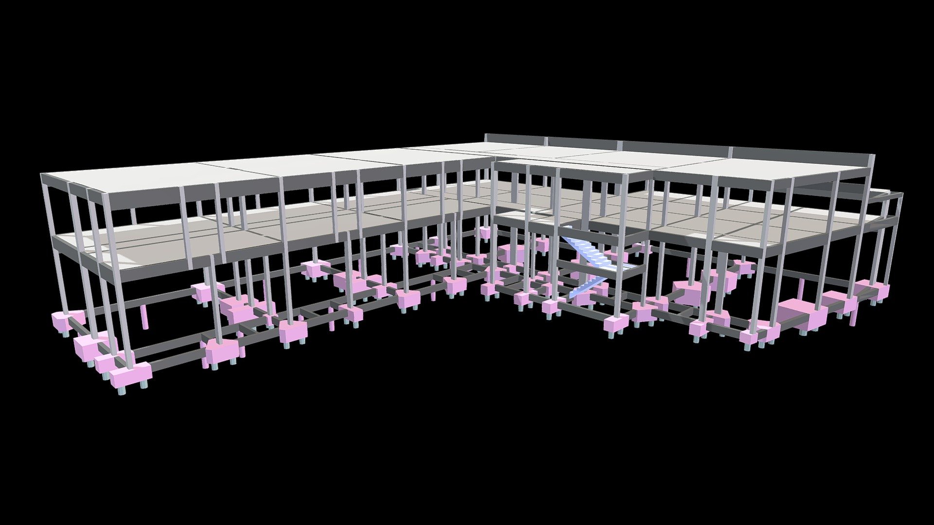 Maquete Estrutural Maur Cio Magalh Es Total D Model By Engeart Jg