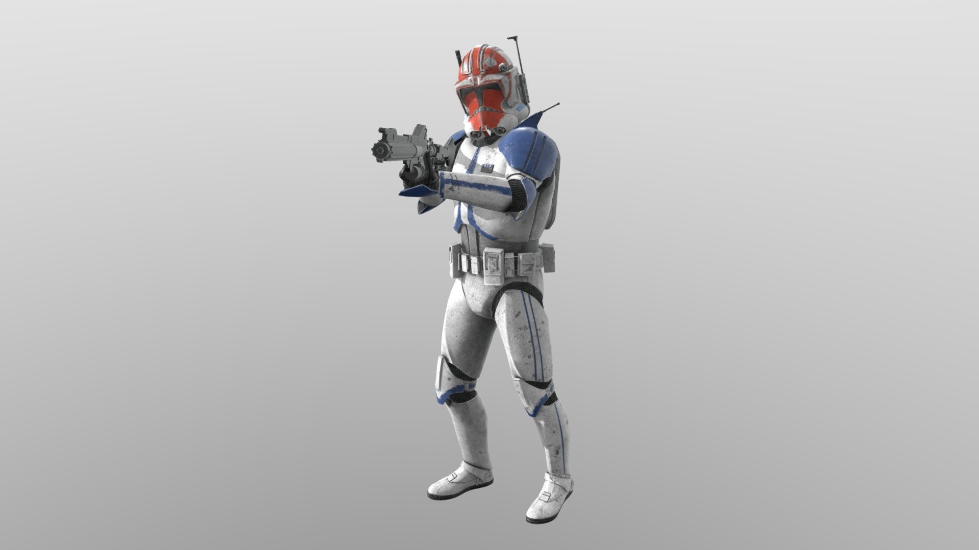 Captain Vaughn Clone Wars Season 7 Purchasable 3D Model By