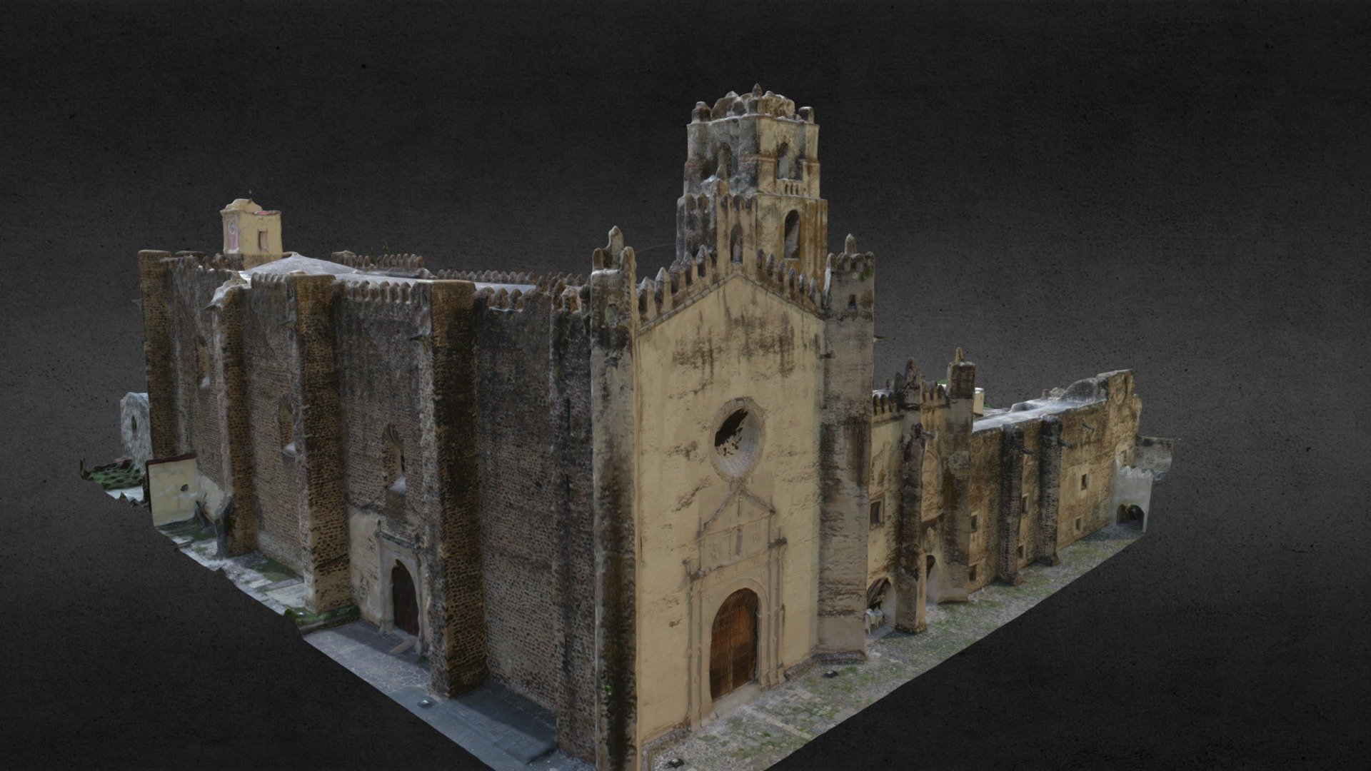 Ex Convento De San Juan Bautista Yecapixtla D Model By Museion