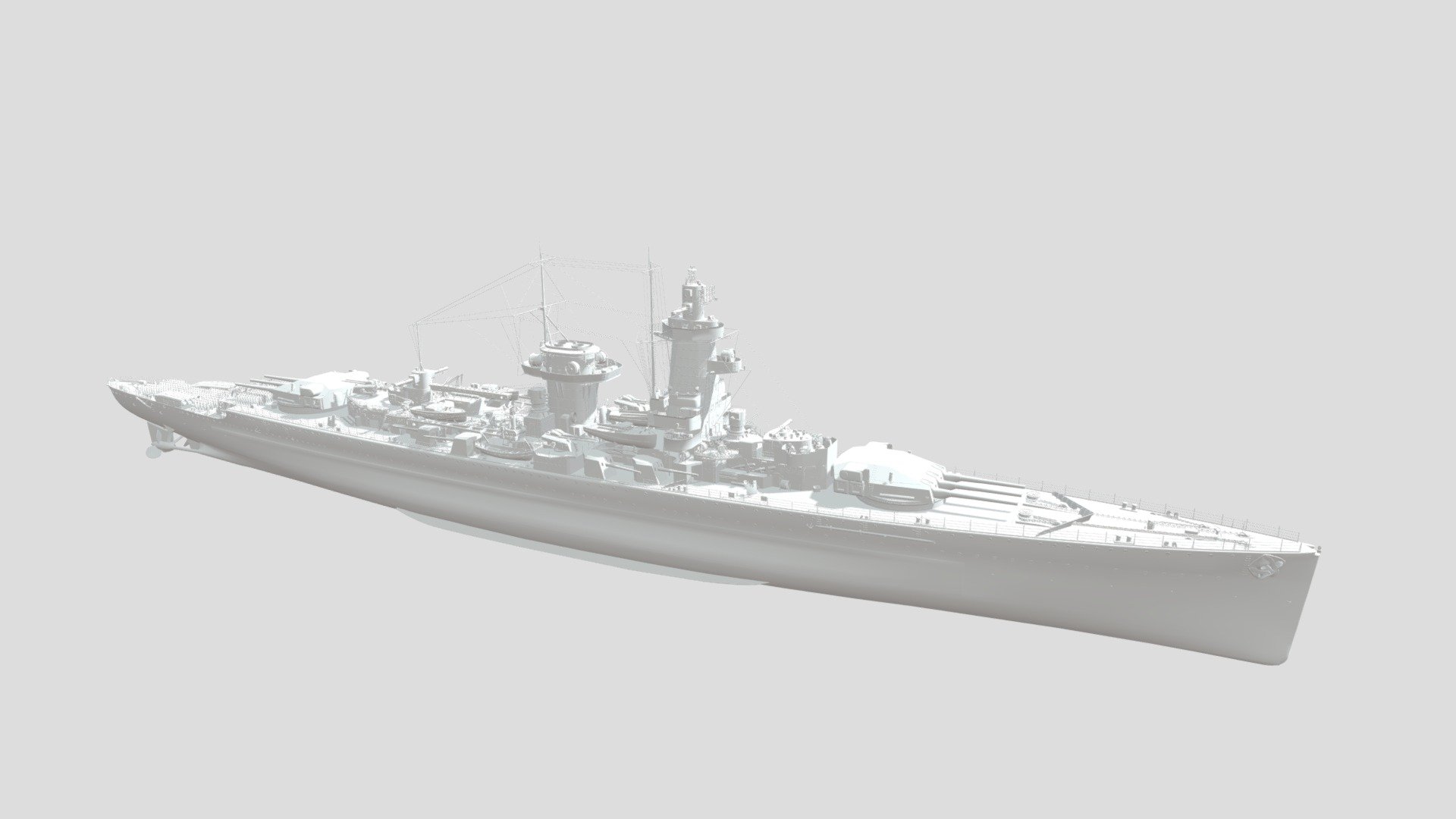 Admiral Graf Spee Ship D Model By Cangguprime A C Sketchfab