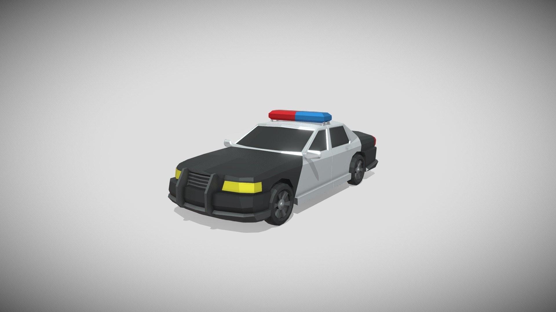 Low Poly Police Car Buy Royalty Free D Model By Assetsource C Cbf