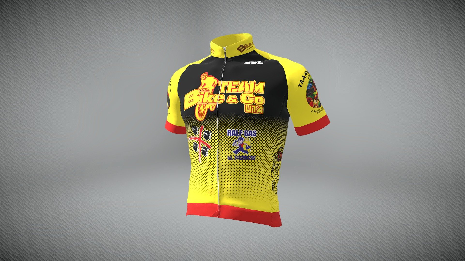 03315 BIKE E CO ESTATE 2022 FLUO B 3D Model By GIESSEGICUSTOM