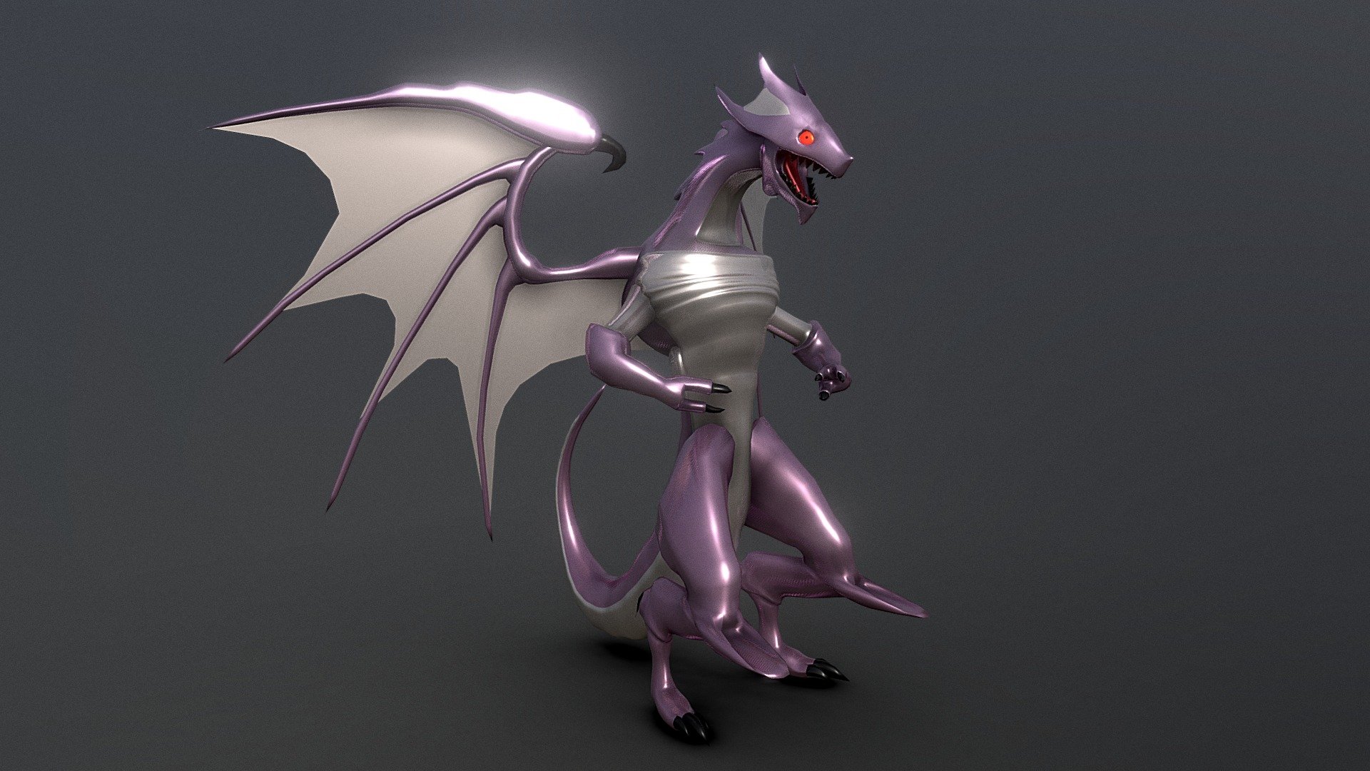 Alexandrite Dragon Yugioh Buy Royalty Free D Model By Yanez