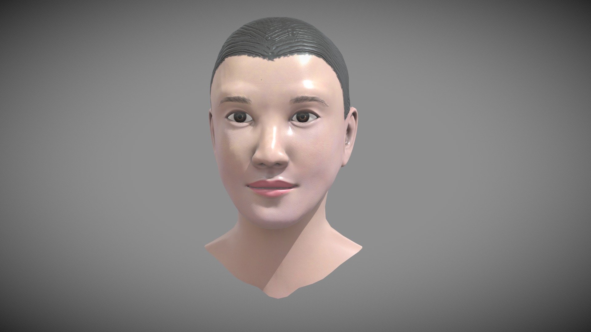 Head D Model By Lorenzen A B Sketchfab