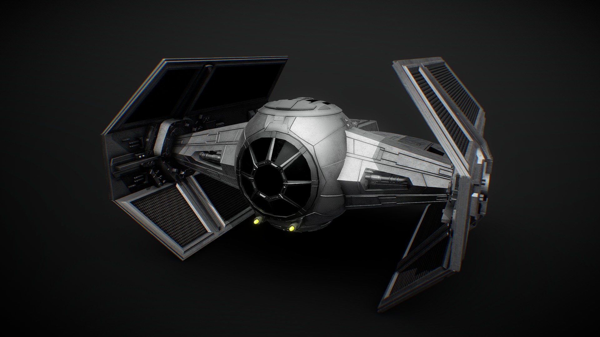 Darth Vader S TIE Advanced X1 Buy Royalty Free 3D Model By Mimmus