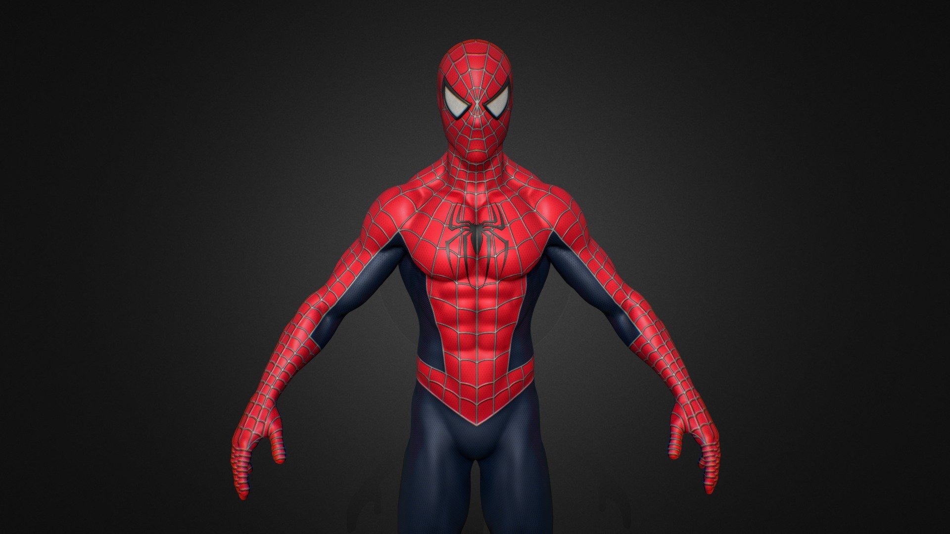 Spiderman No Way Home Sam Raimi Suit Buy Royalty Free 3D Model By