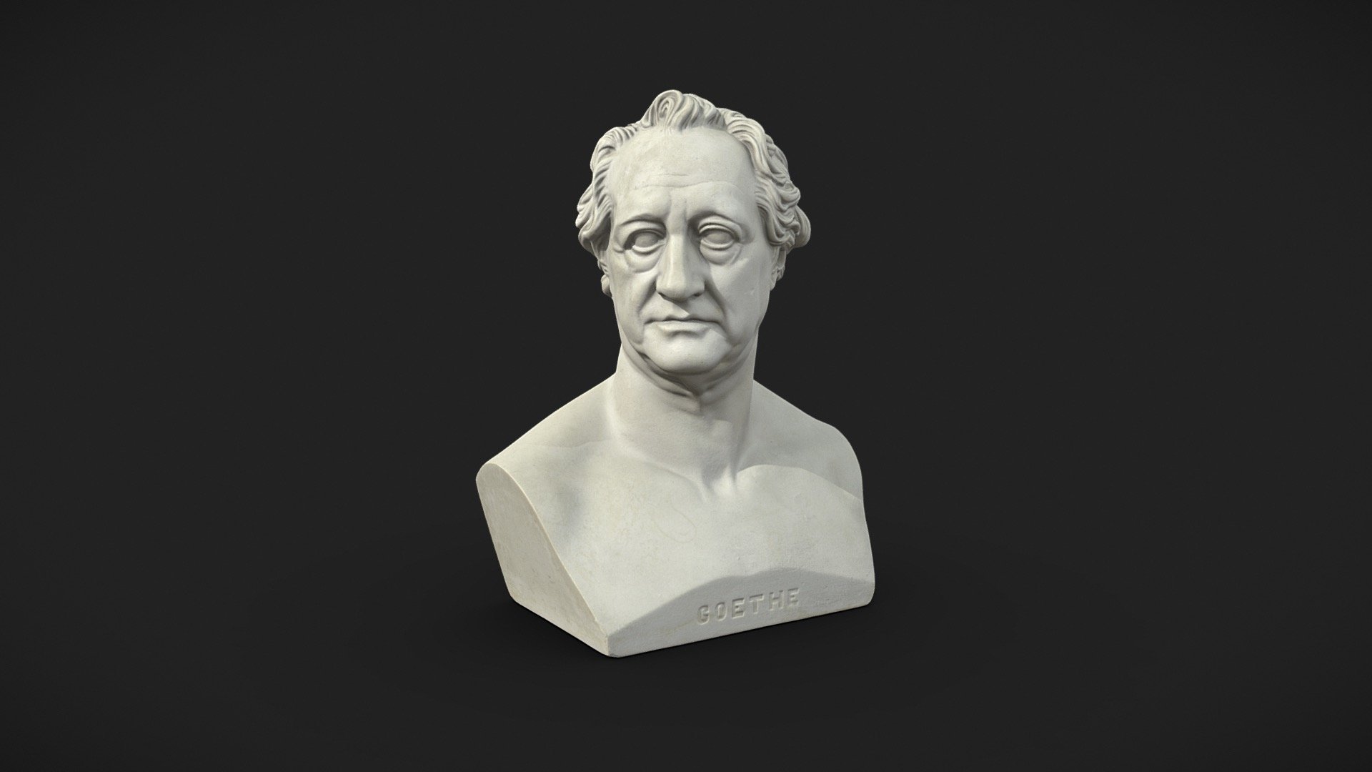 Johann Wolfgang Von Goethe D Model By Digitus Art