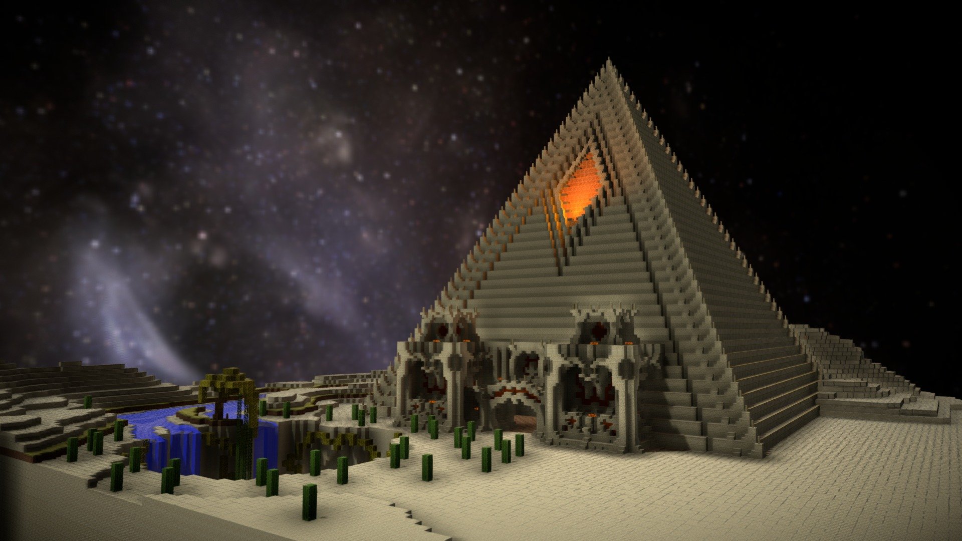 Lava And Water Piramide By Milky Minecraft Map Hot Sex Picture