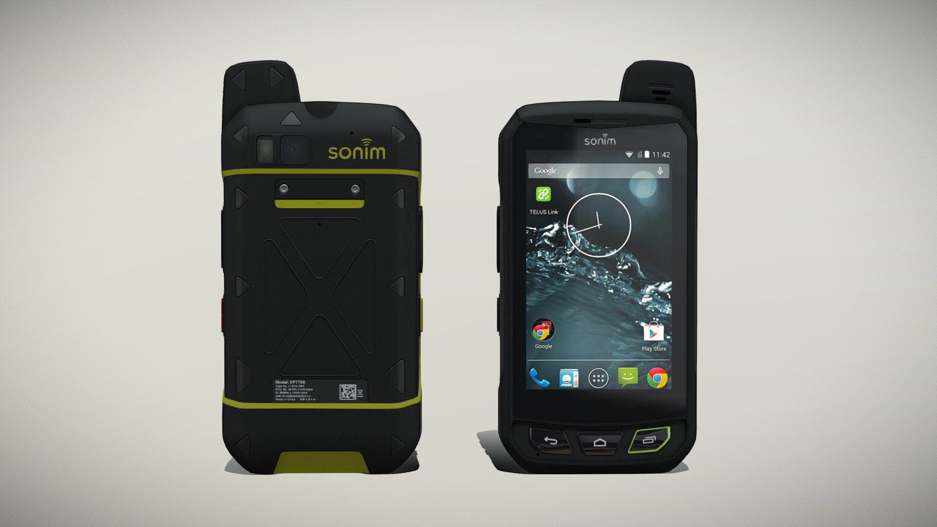 Sonim XP7 Rugged Proof Smartphone Buy Royalty Free 3D Model By