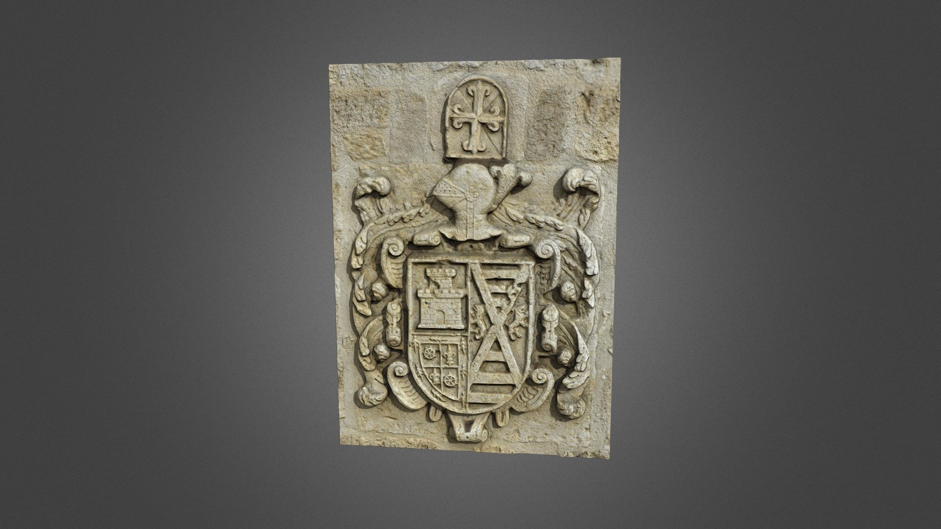 Escudo nobiliario Astudillo Palencia 3D model by Héctor Fonseca