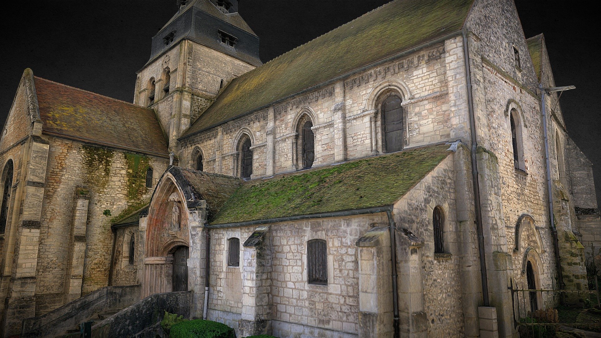 Eglise De Saint Clair Sur Epte D Model By Caroline Thibault