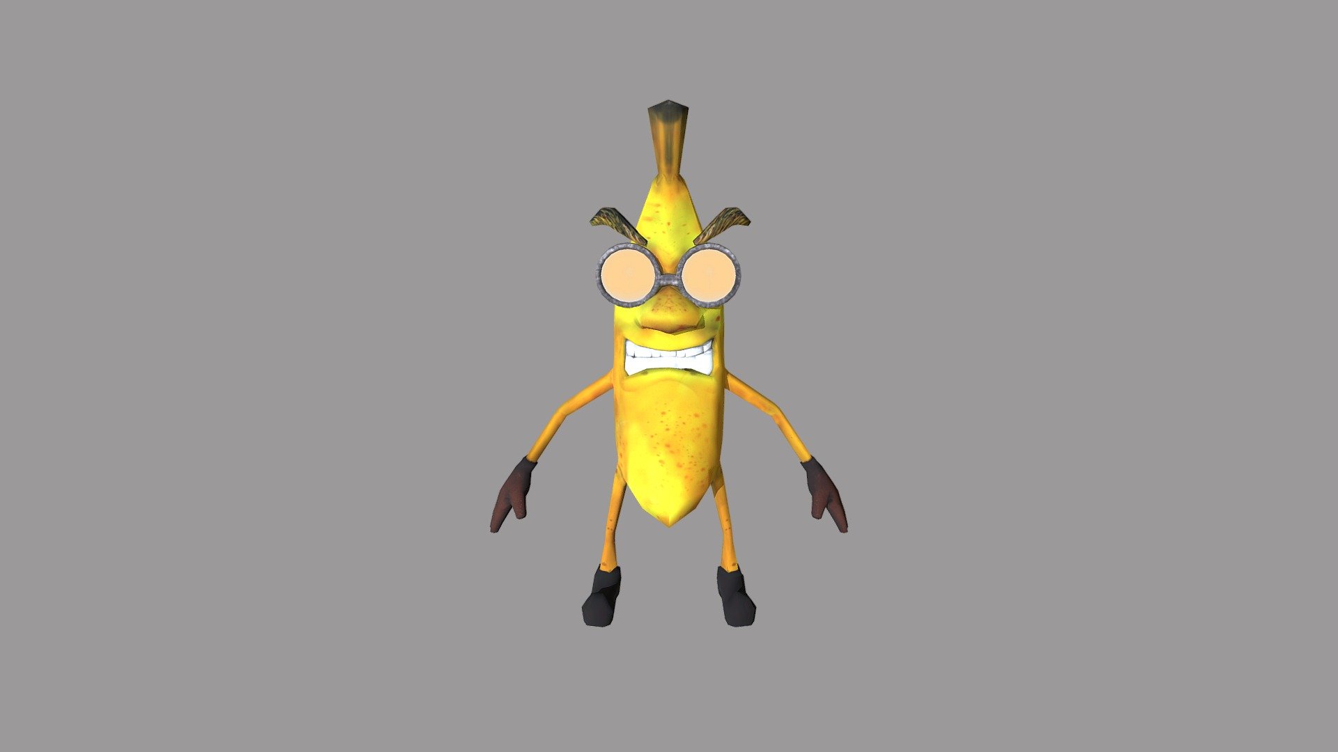 Naughty Banana Buy Royalty Free D Model By Spuke Animation